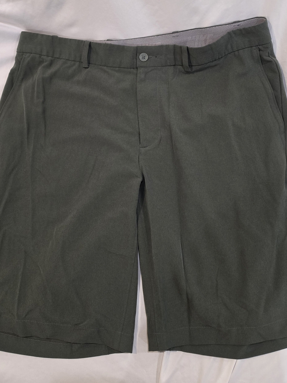 Nike Men's Dark Olive Flat Front Shorts